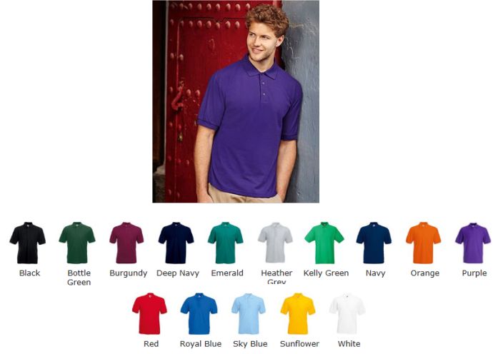 Fruit of the Loom SS11 pique polo shirt